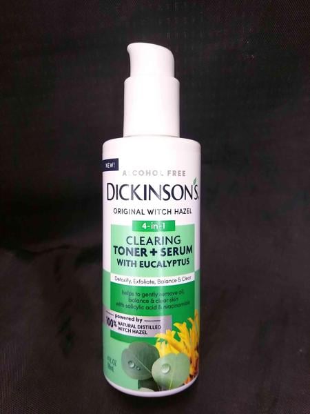 Dickinson's 4 in 1 Clearing Toner + Serum With Eucalyptus, Original Witch Hazel