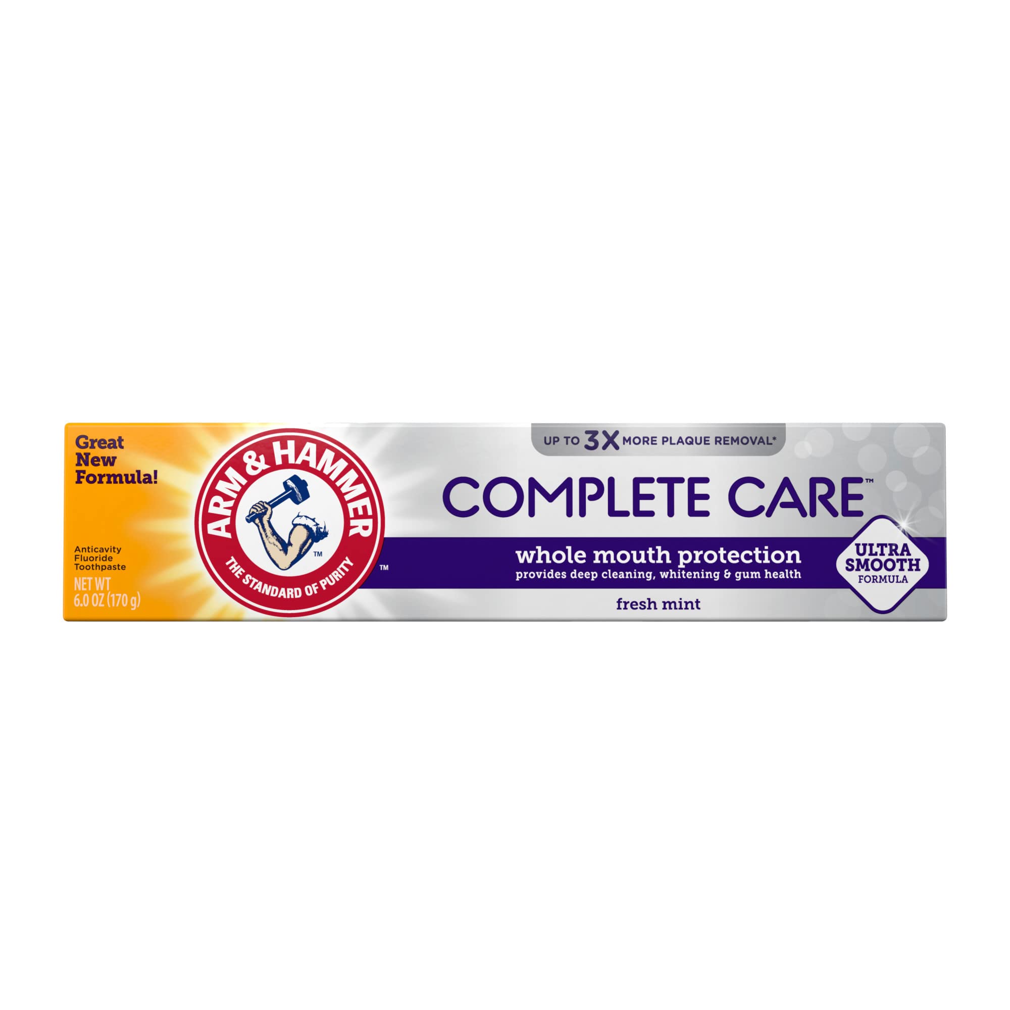 Arm & Hammer Complete Care Whole Mouth Protection Toothpaste, Fresh Mint