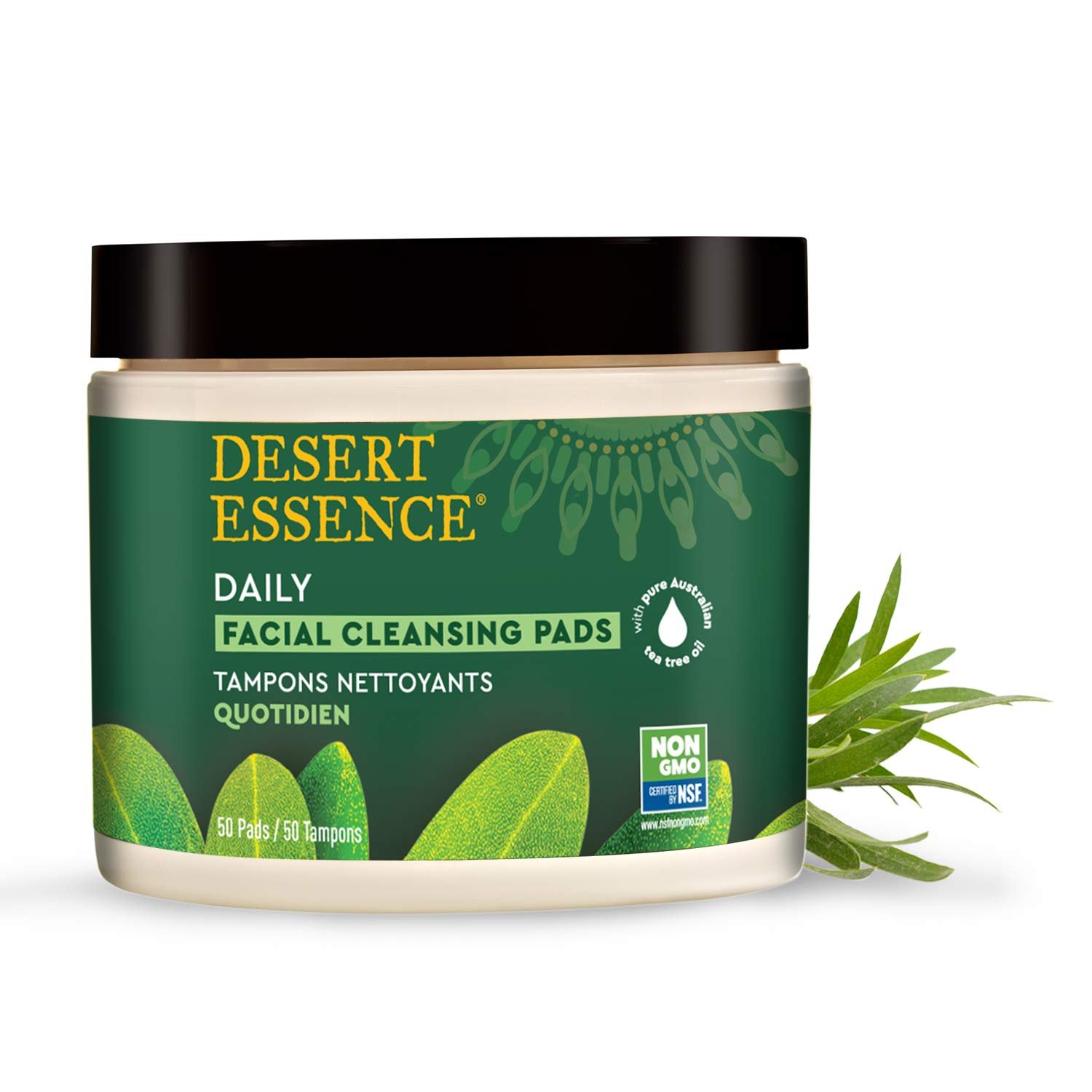 Desert Essence Tea Tree Oil Facial Cleaning Pads