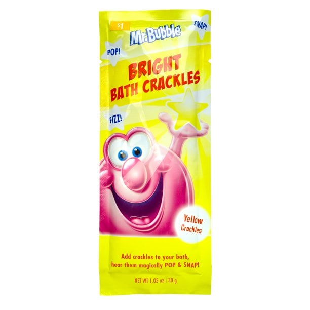 Mr. Bubble Bright Bath Crackles, Yellow