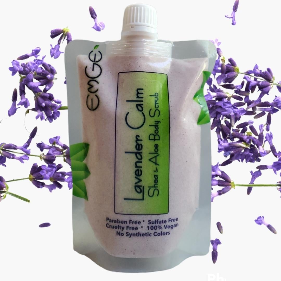 EmGe Naturals Lavender Calm Shea & Aloe Body Scrub