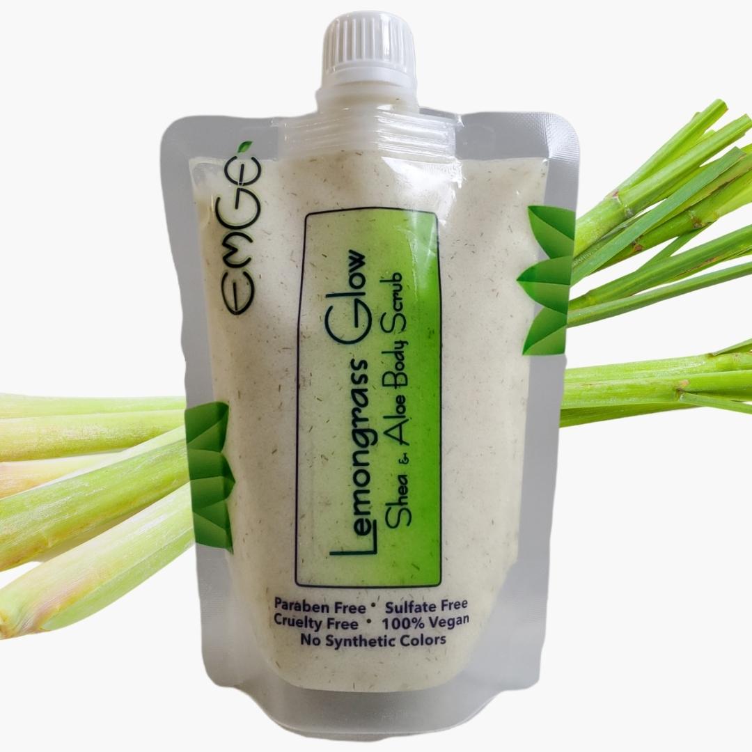 EmGe Naturals Lemongrass Glow Shea & Aloe Body Scrub