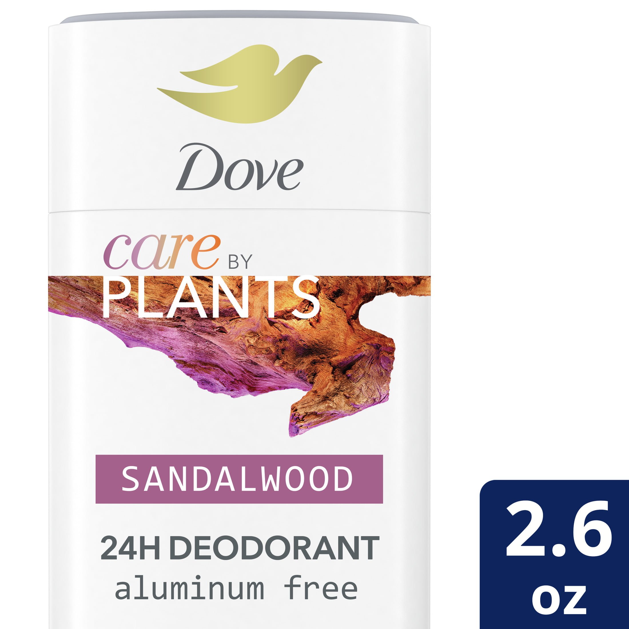 Dove Care by Plants Sandalwood 24H Deodorant 2.6 oz