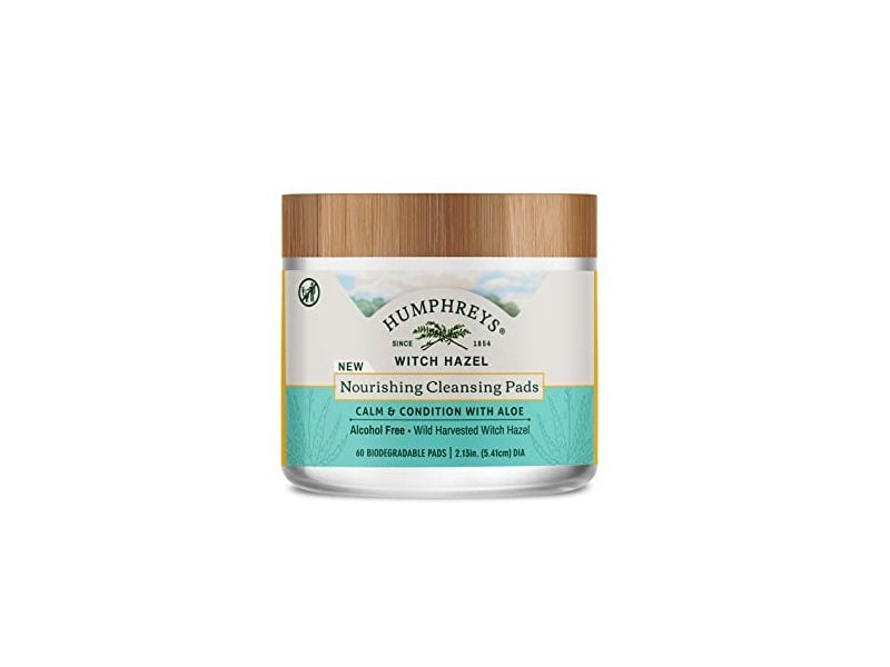 Humphreys Calm & Condition Witch Hazel With Aloe Nourishing Cleansing Pads