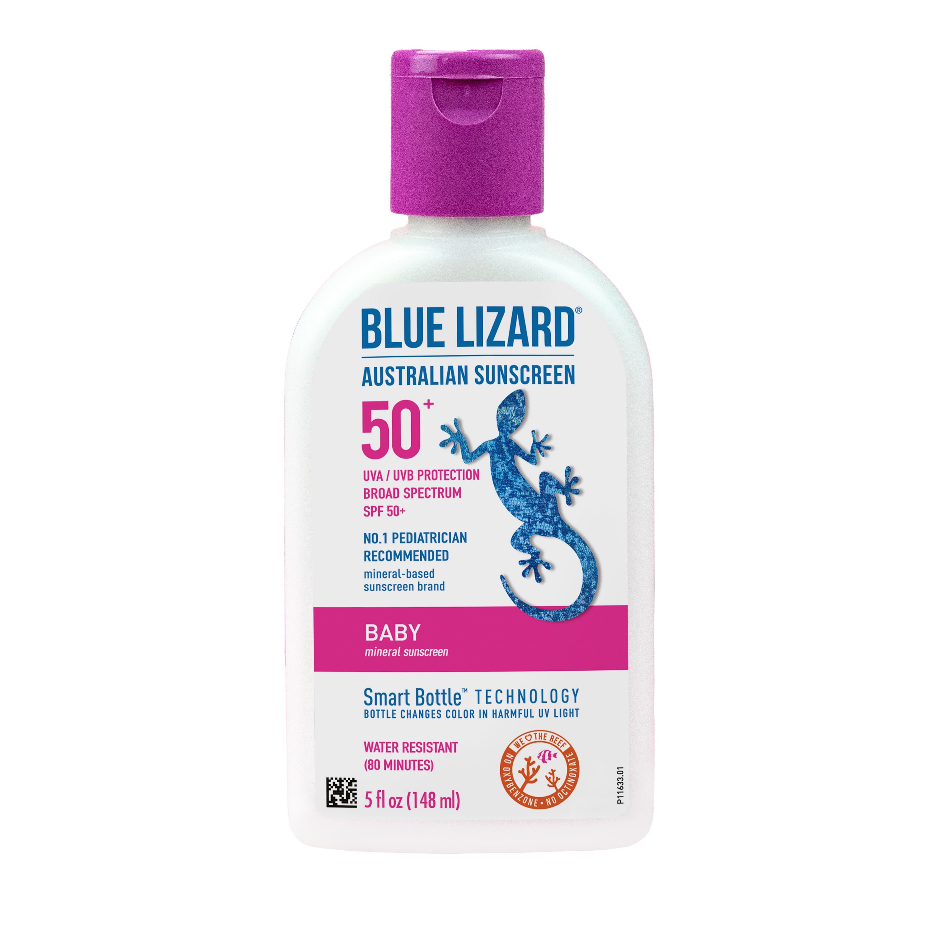 Blue Lizard Baby Mineral Sunscreen Lotion, SPF 50+