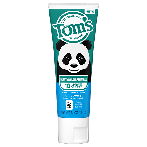 Tom's of Maine Children's Natural Wild Blueberry Flavor Fluoride Toothpaste