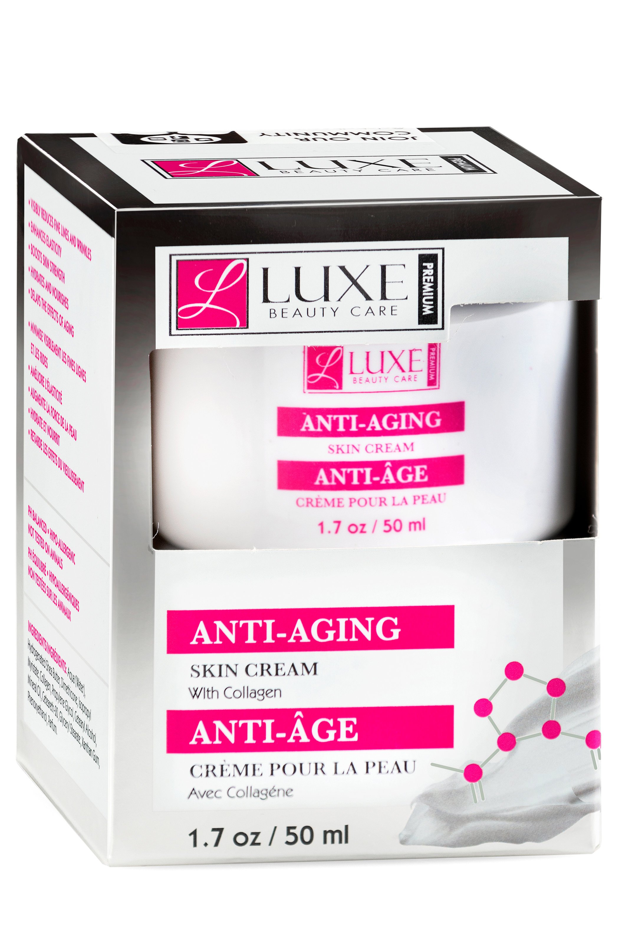 Luxe Beauty Care Anti Aging Skin Cream With Collagen