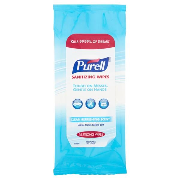 Purell Clean Refreshing Scent Sanitizing Wipes