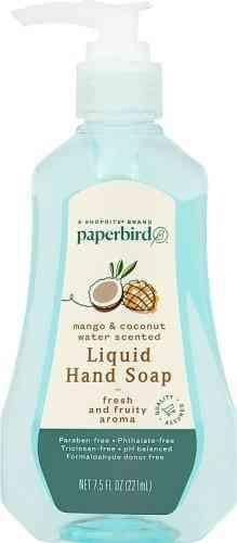 Shoprite Paperbird Liquid Hand Soap, Mango & Coconut Water
