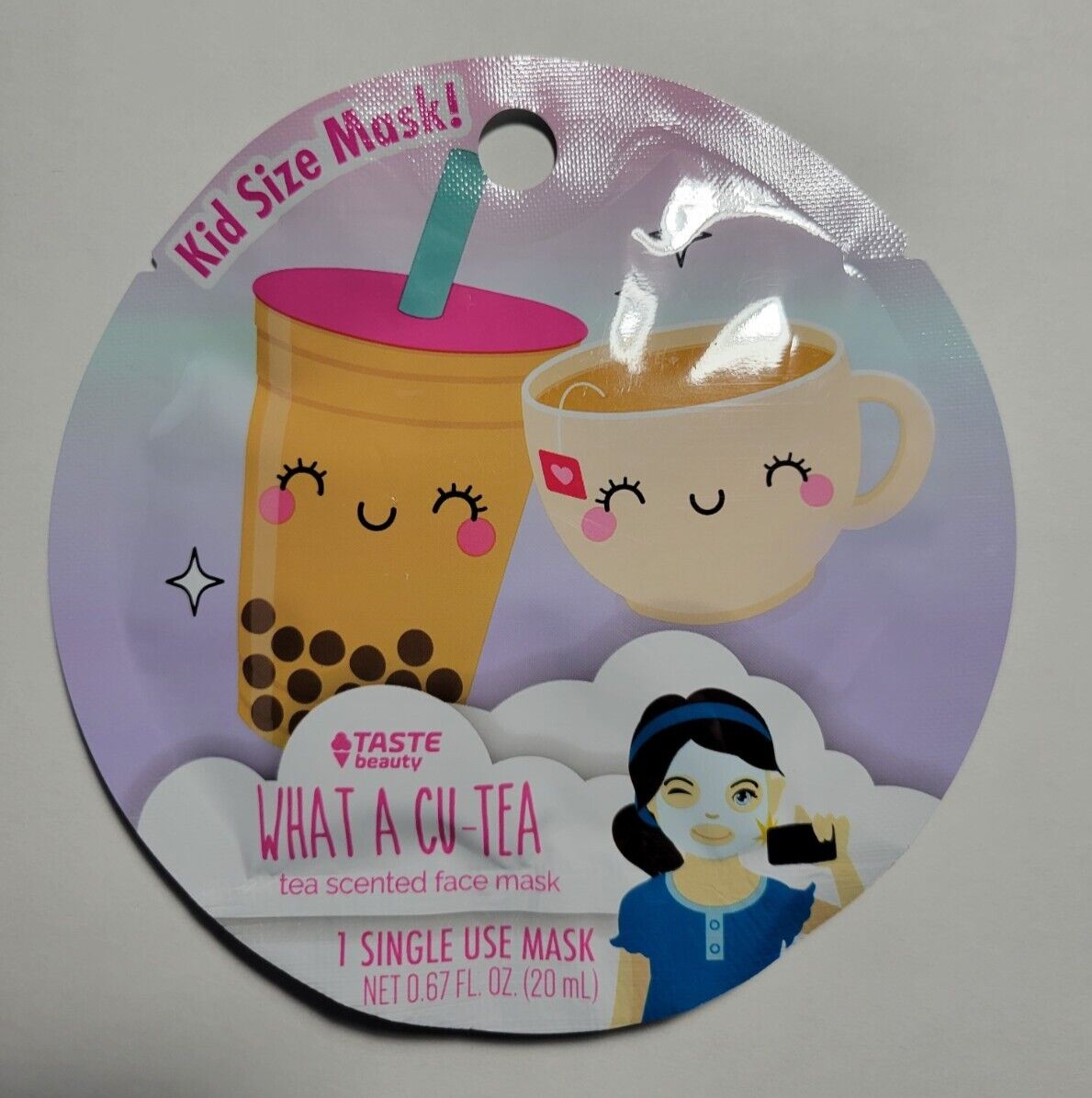 Taste Beauty, Tea scented Face Mask, What a Cu Tea
