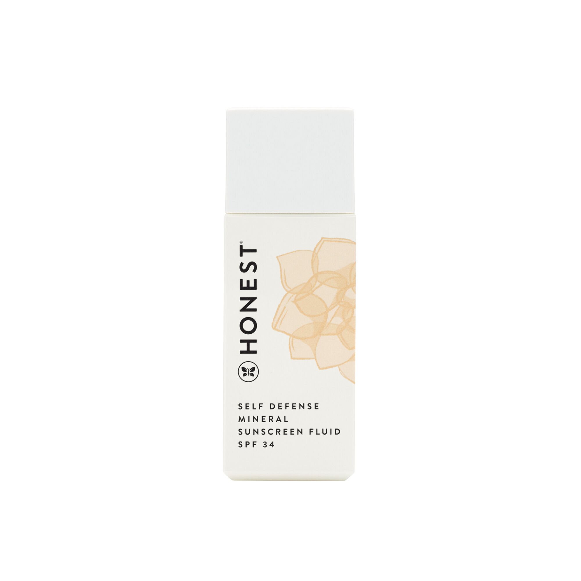 Honest Beauty Self Defense Mineral Sunscreen Fluid, SPF 34