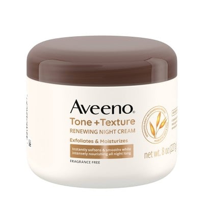 Aveeno Tone + Texture Renewing Night Cream, Fragrance Free