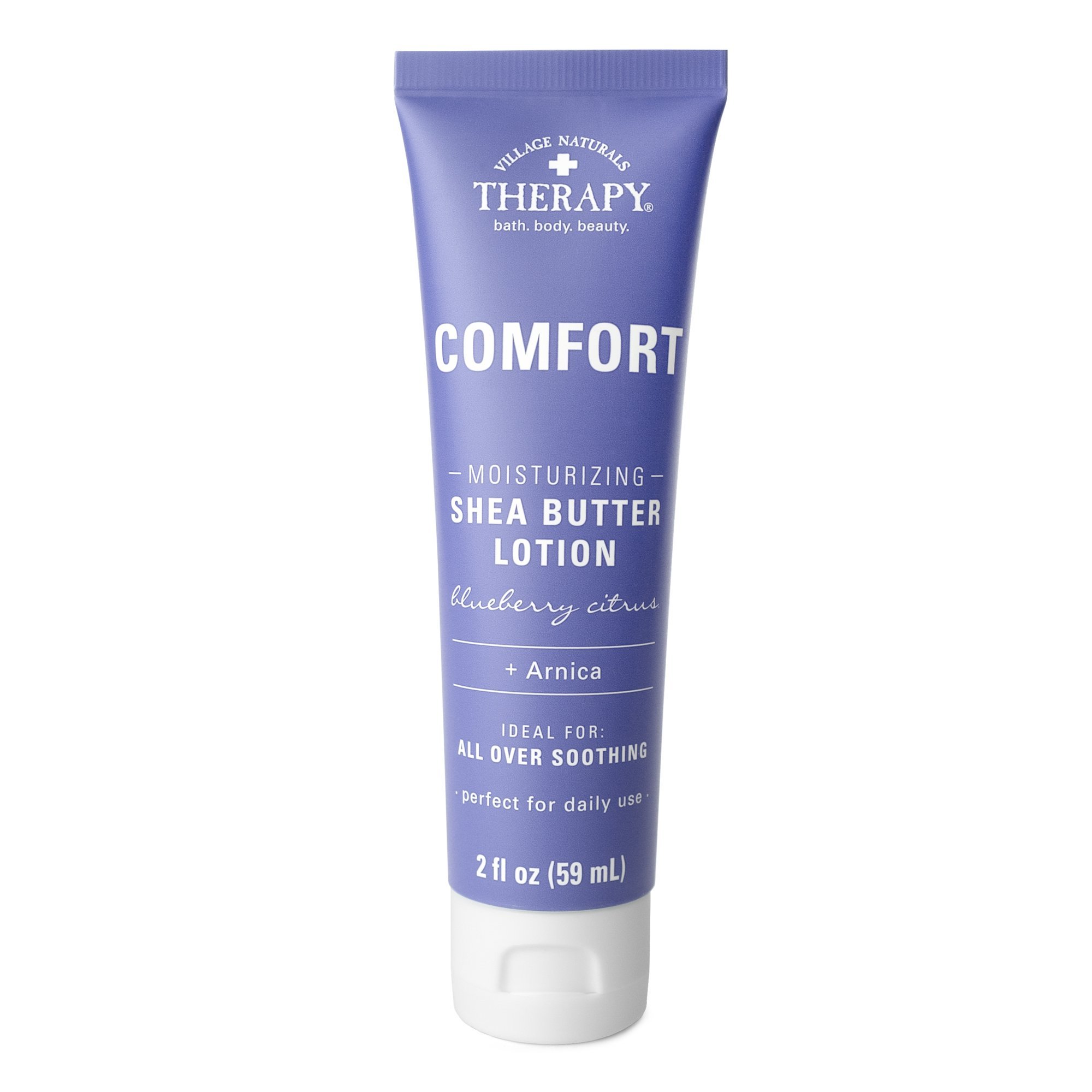 Village Naturals Therapy, Comfort, Moisturizing Shea Butter Lotion, Blueberry Citrus + Arnica