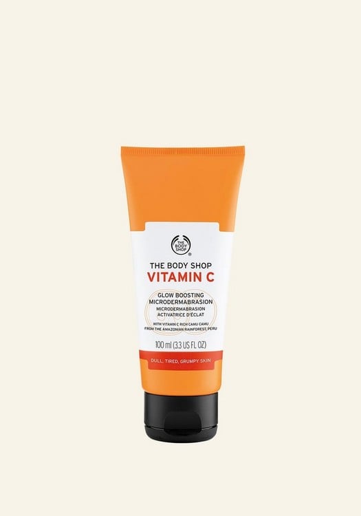 The Body Shop, Glow Boosting Microdermabrasion, Vitamin C 