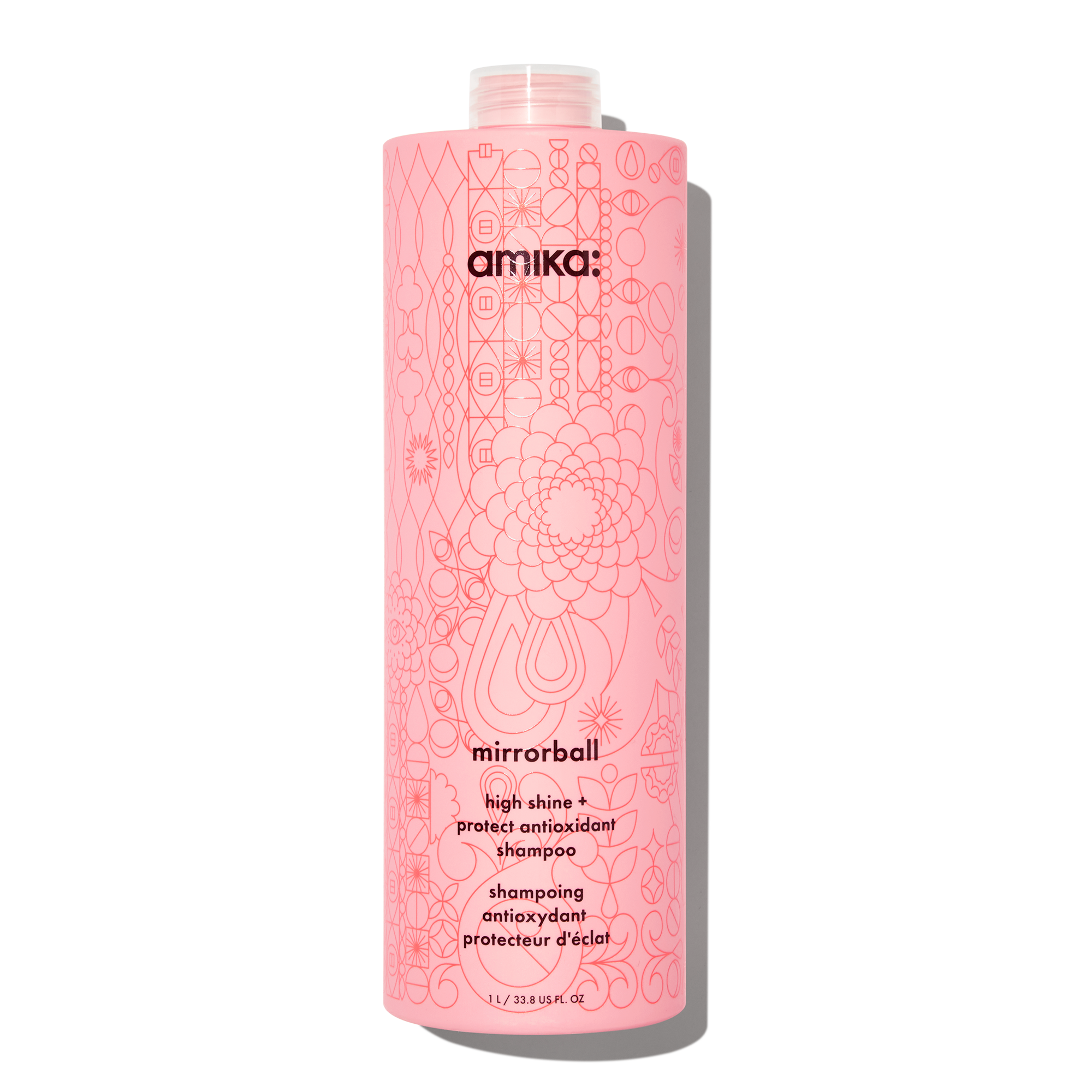 Amika mirrorball high shine + protect antioxidant shampoo