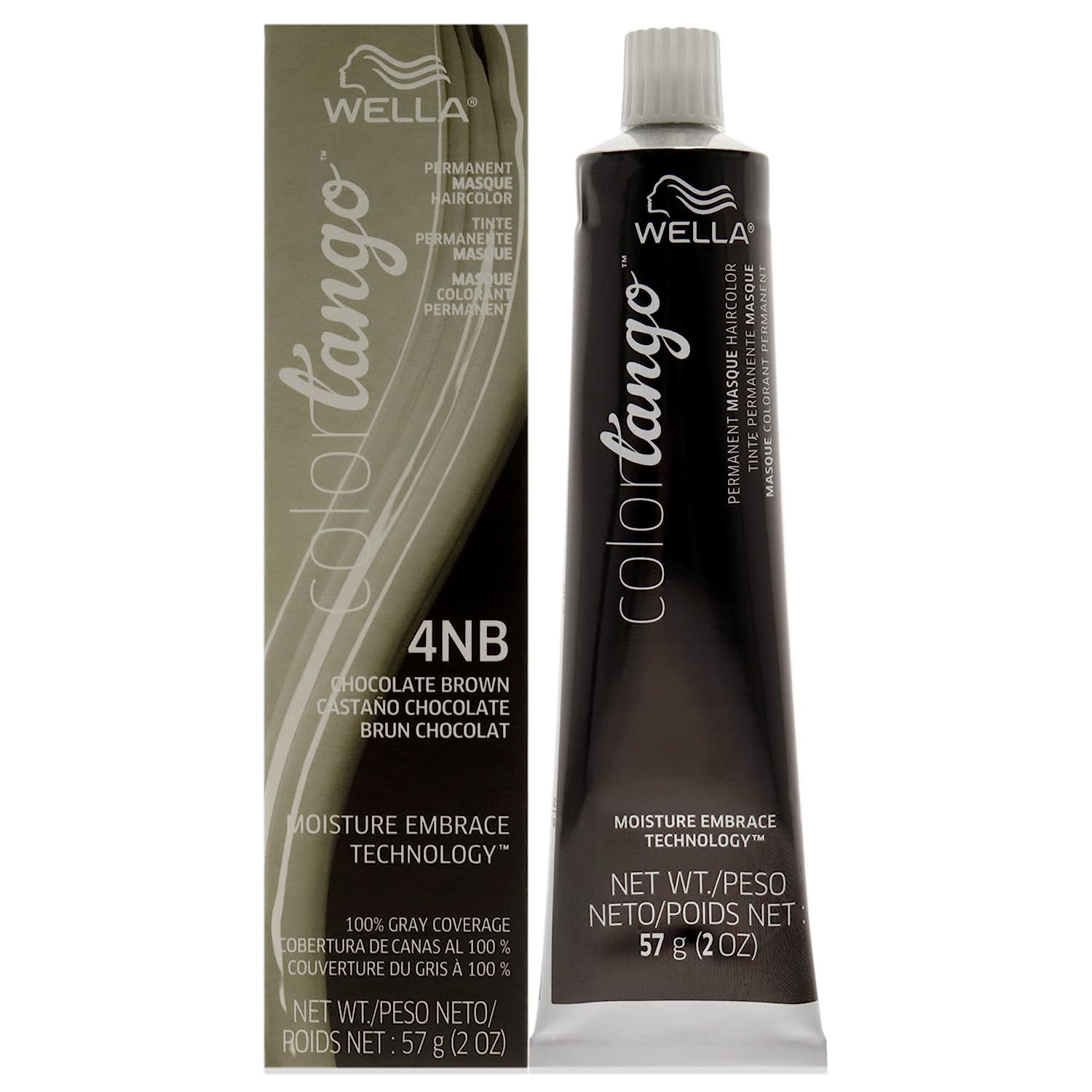 Wella, Color Tango Permanent Masque Hair color, 4NB Chocolate Brown