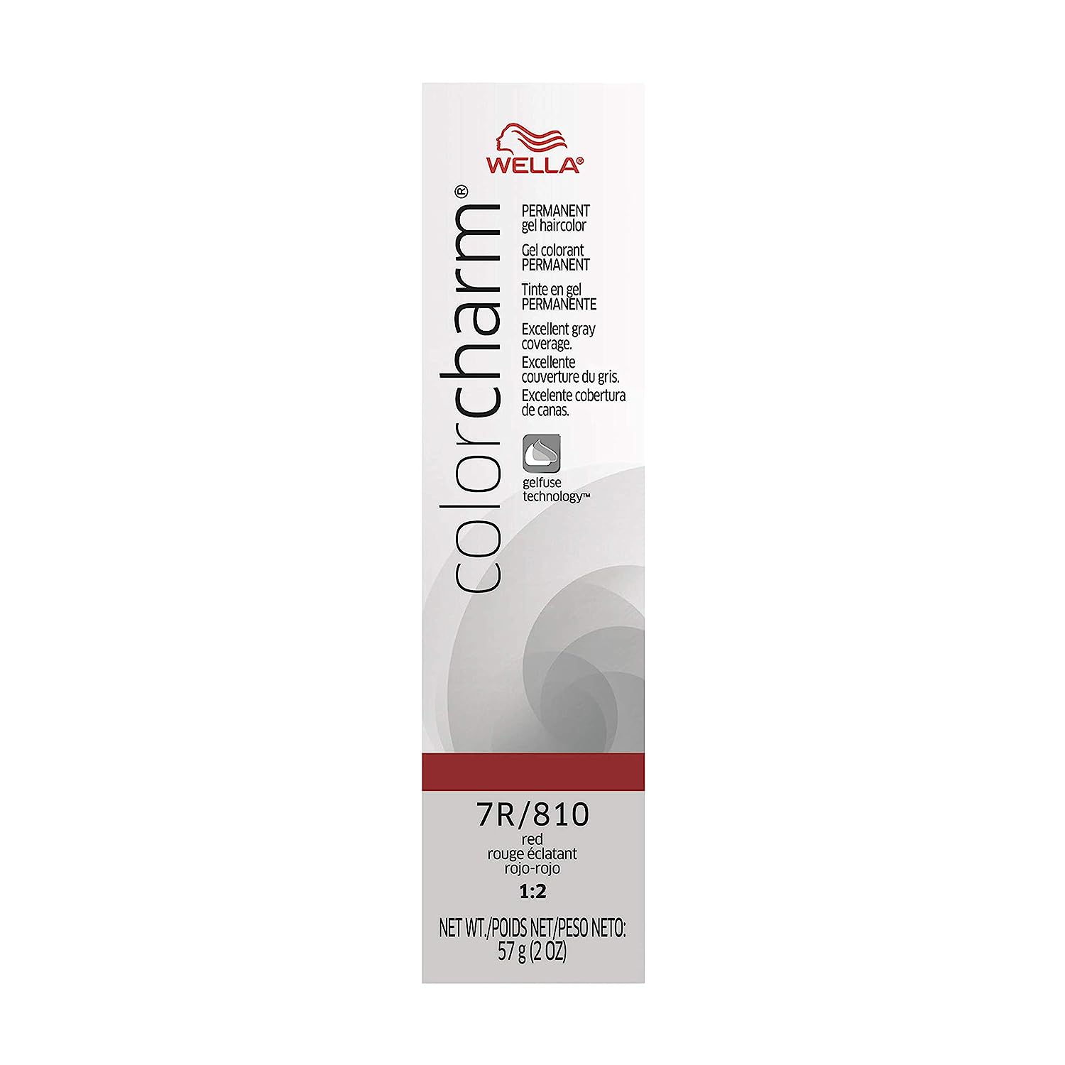 Wella, ColorCharm Permanent Gel Haircolor, Red 7R / 810