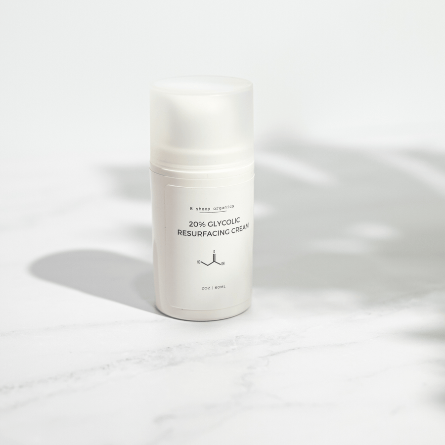 8Sheep organics 20% Glycolic Acid Resurfacing Cream