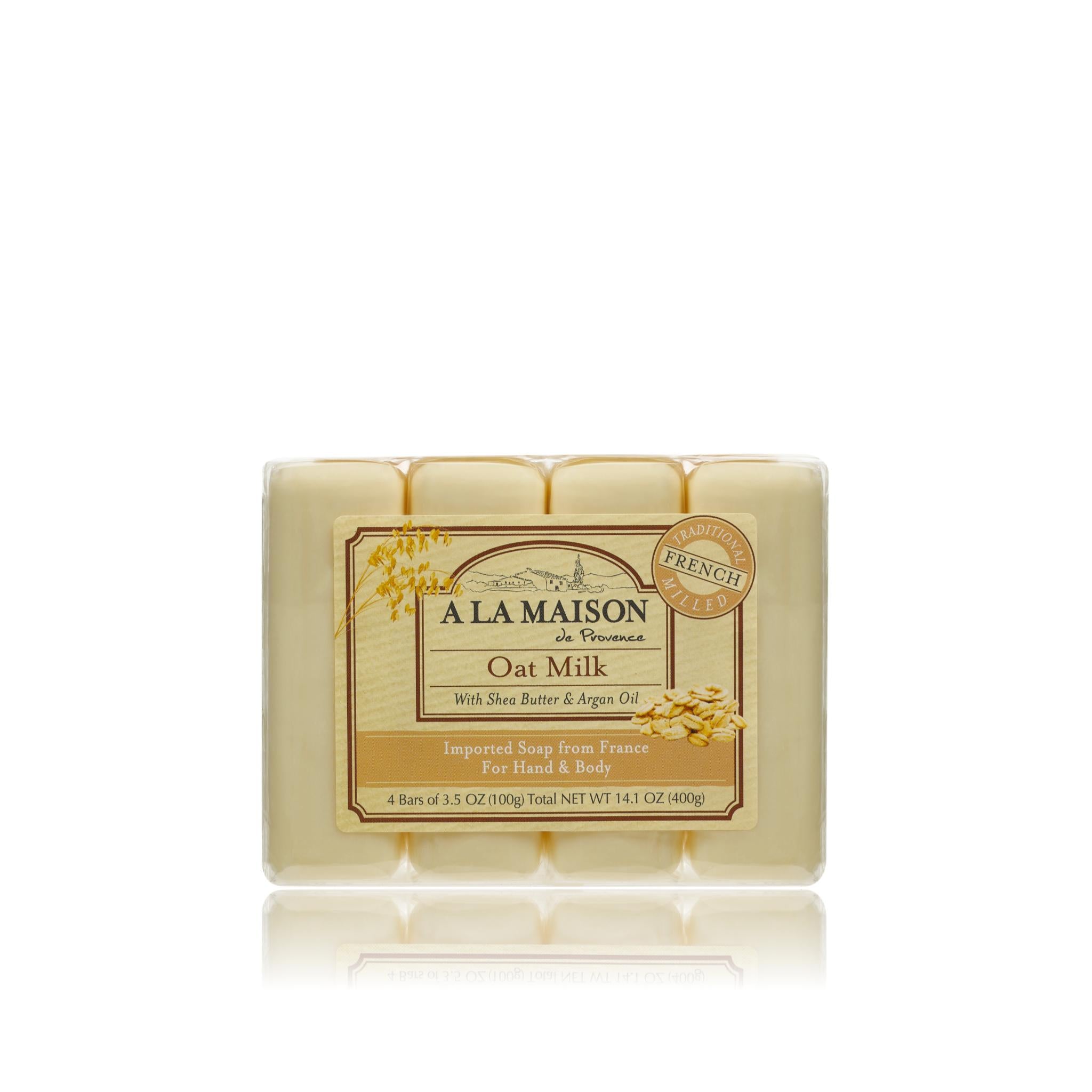 A La Maison De Provence, Hand & Body Soap, Oat Milk with Shea Butter & Organ Oil