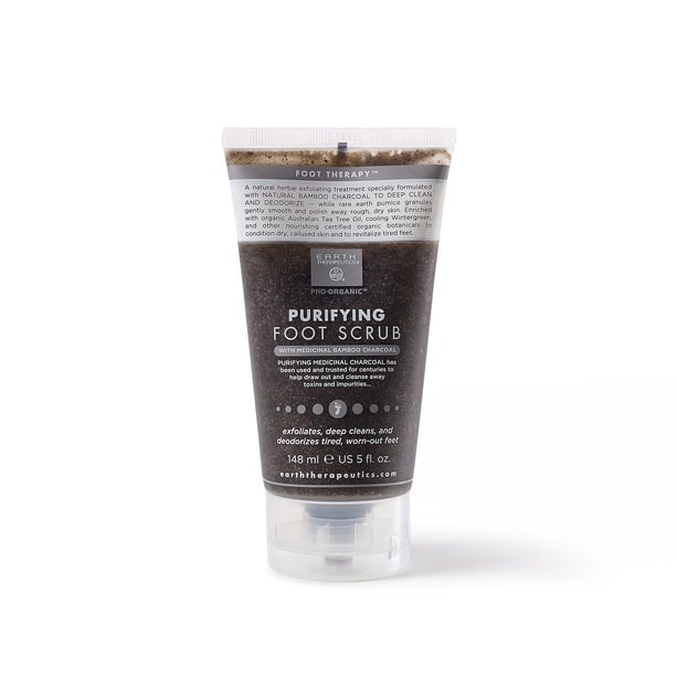 Earth Therapeutics, Purifying Foot Scrub with Medicinal Bamboo Charcoal