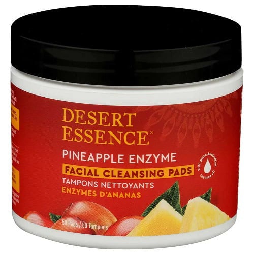 Desert Essence, Facial Cleansing Pads, Pineapple Enzyme