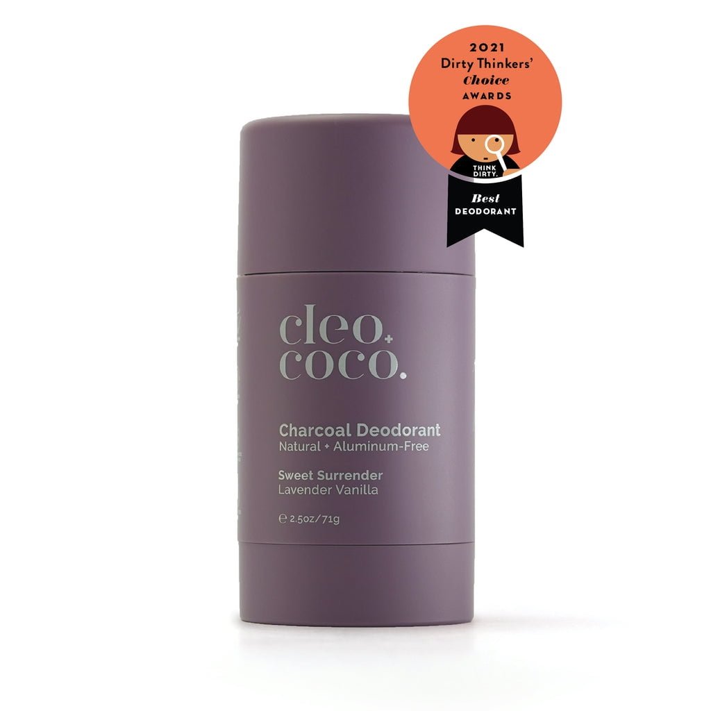 Cleo + Coco Charcoal Deodorant, Sweet Surrender
