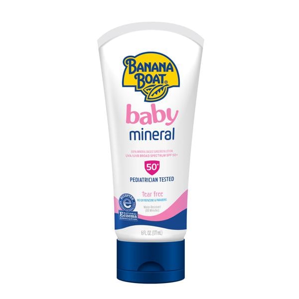 Banana Boat Baby Mineral Sunscreen Lotion, SPF 50+