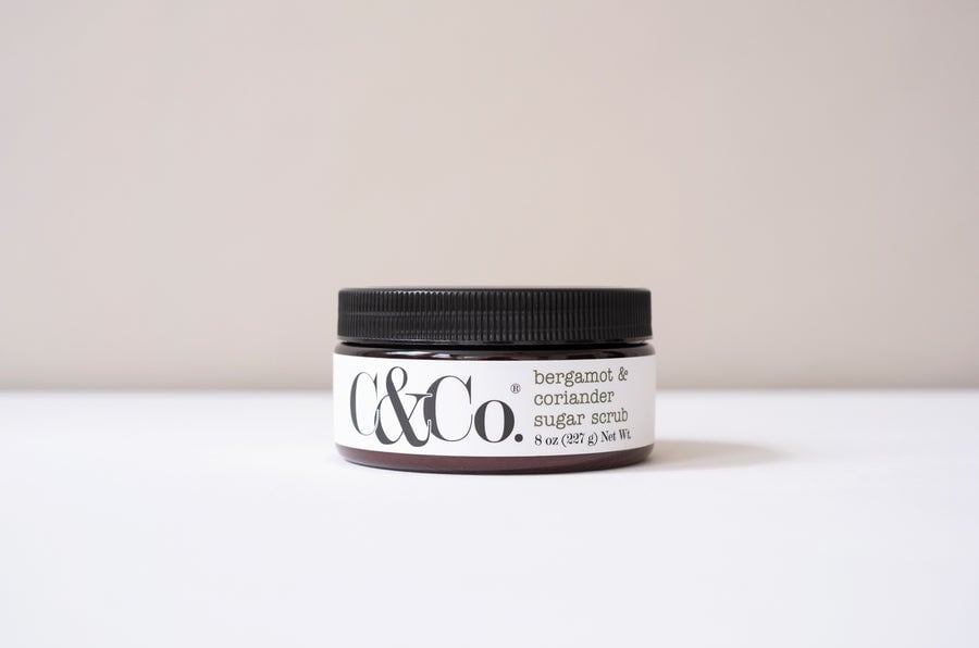 C&Co Sugar Scrub, Bergamot & Coriander