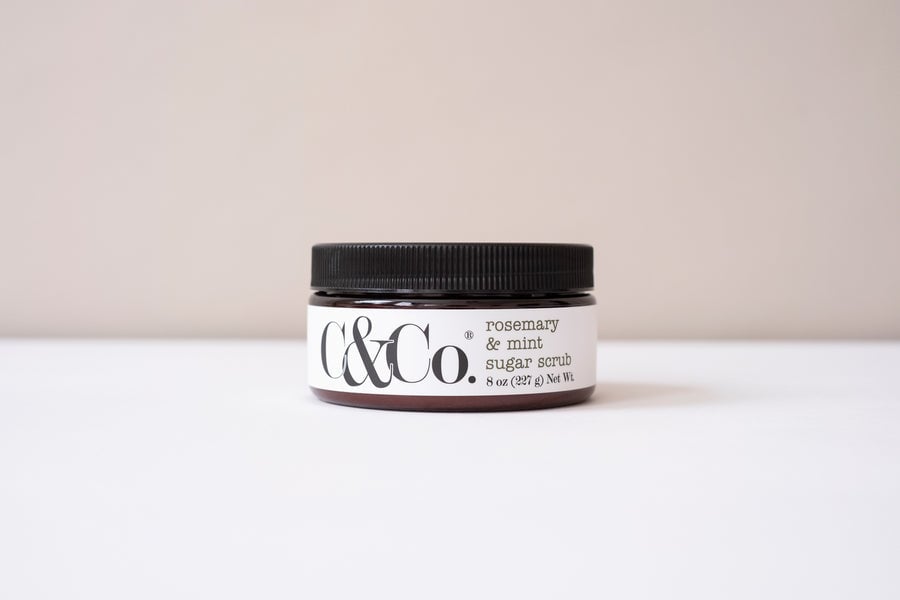 C&Co Sugar Scrub, Rosemary Mint