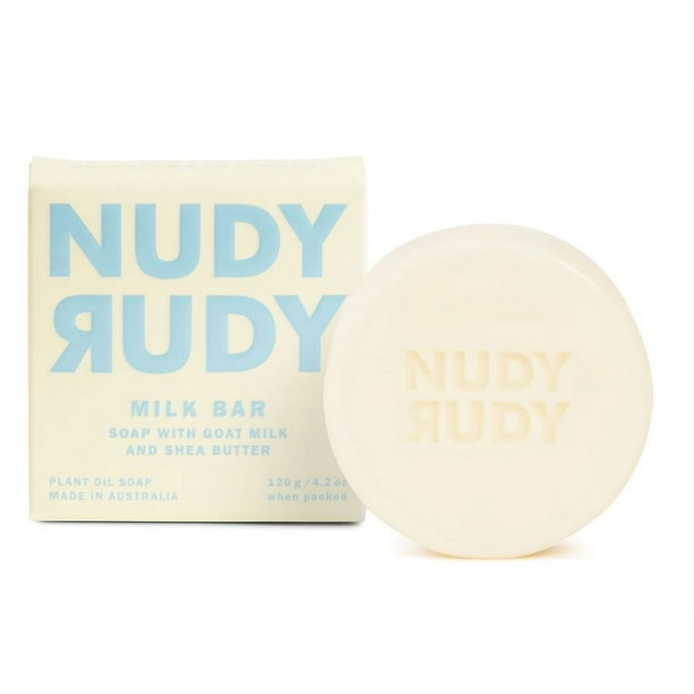 Nudy Rudy, Milk Bar, Plant Oil Soap, with Goat Milk and Shea butter