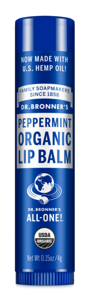 Dr. Bronner's Organic Lip Balm, Peppermint