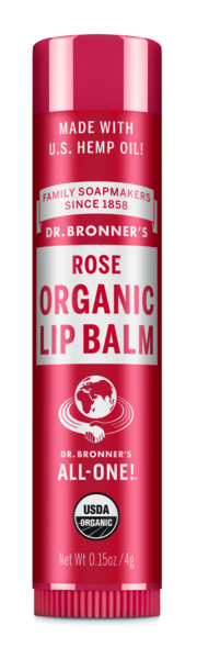 Dr. Bronner's Organic Lip Balm, Rose