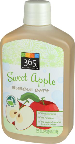 365 Everyday Value Bubble Bath, Sweet Apple 