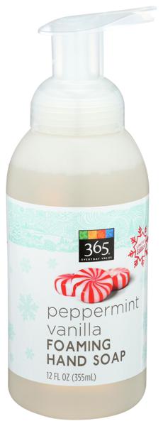 365 Everyday Value Foaming Hand Soap, Peppermint Vanilla (2019 formulation)