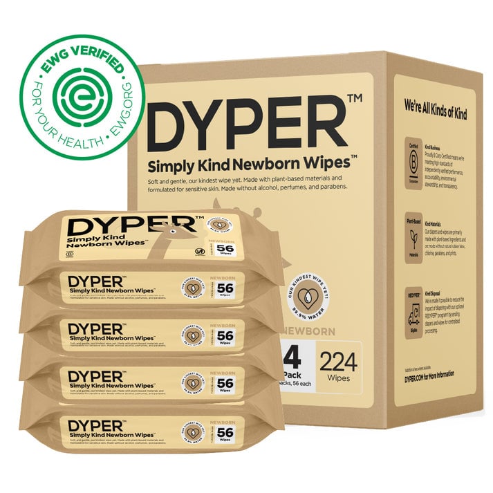 DYPER Simply Kind Newborn Baby Wipes