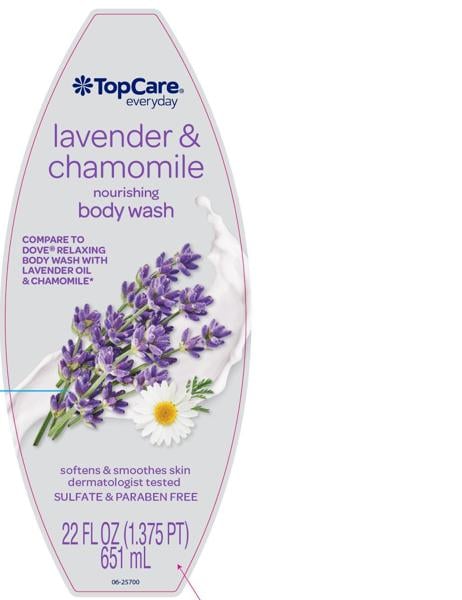 Topcare Everyday Nourishing Body Wash, Lavender & Chamomile