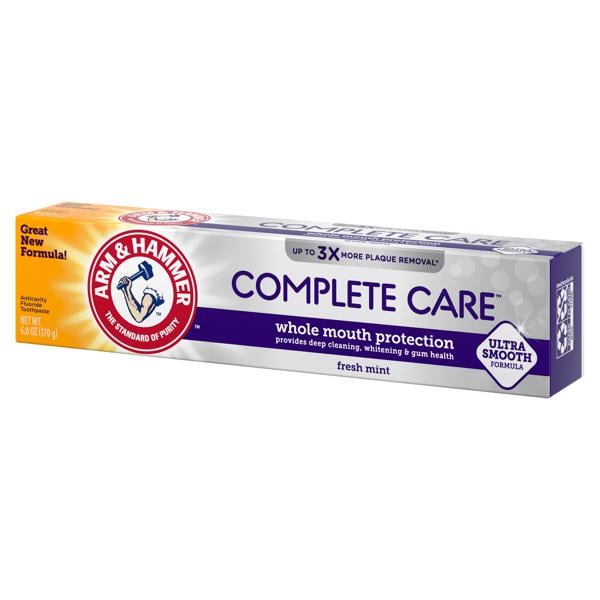 Arm & Hammer Complete Care Whole Mouth Protection Fresh Mint Anticavity Fluoride Toothpaste
