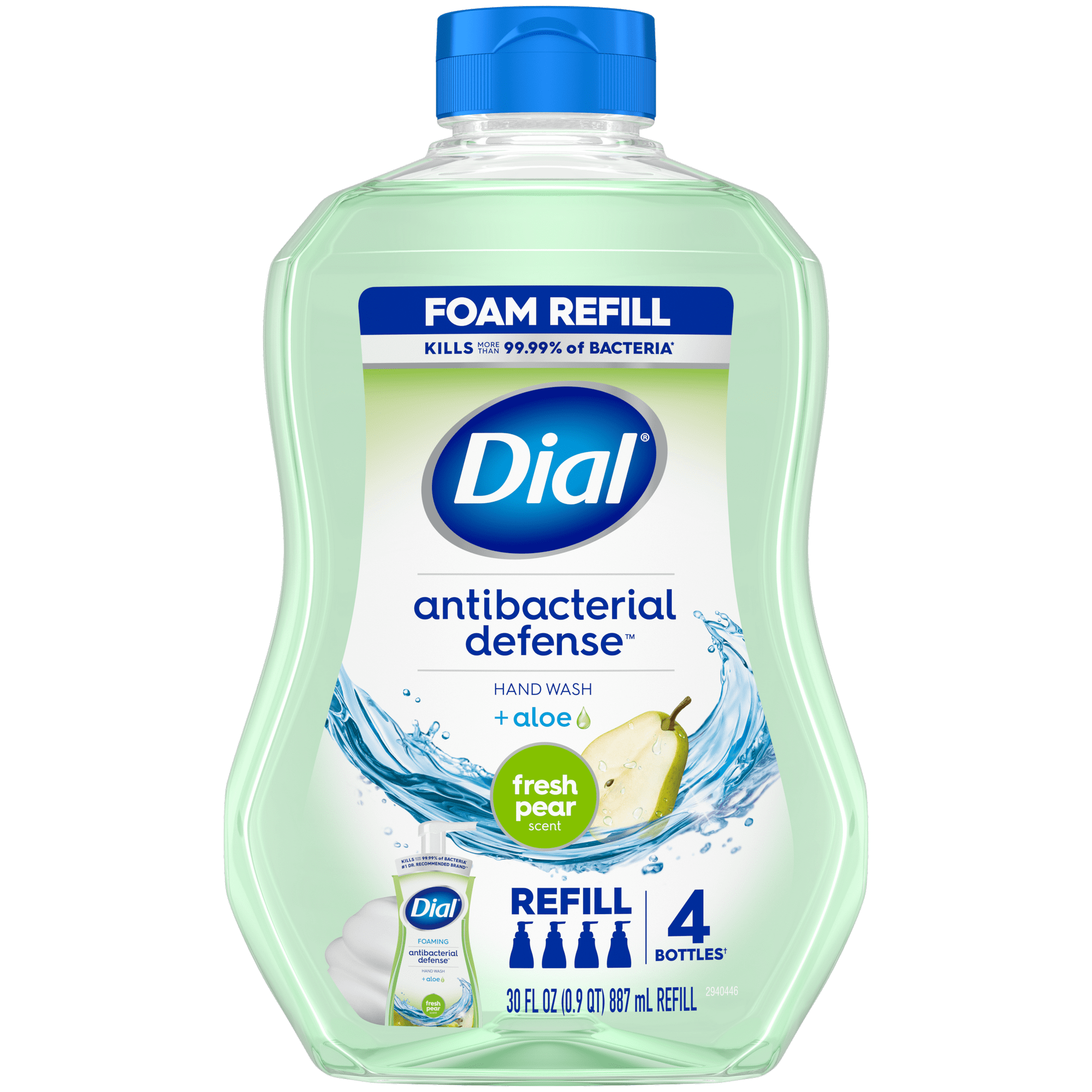 Dial white tea discount foaming soap refill