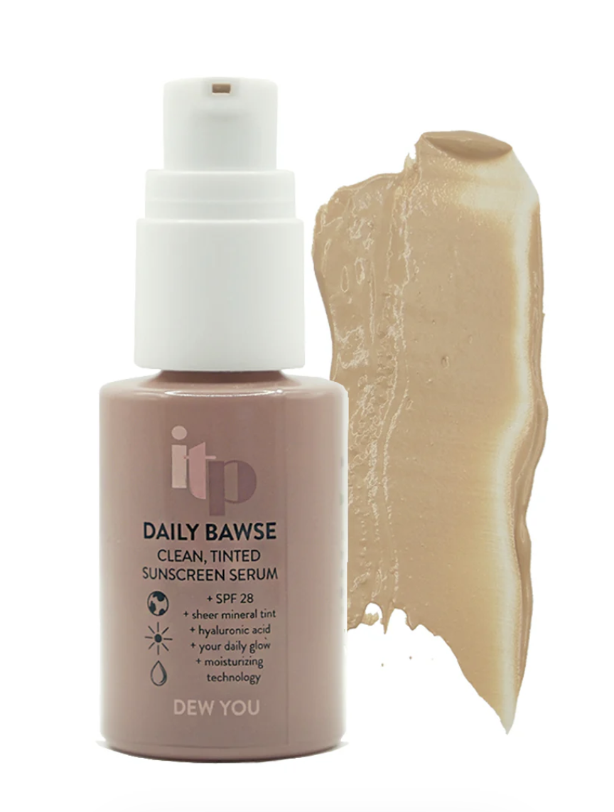 ITP Beauty Daily Bawse Clean, Tinted Sunscreen Serum (Dew You, On the Glow, Golden Hour), SPF 28
