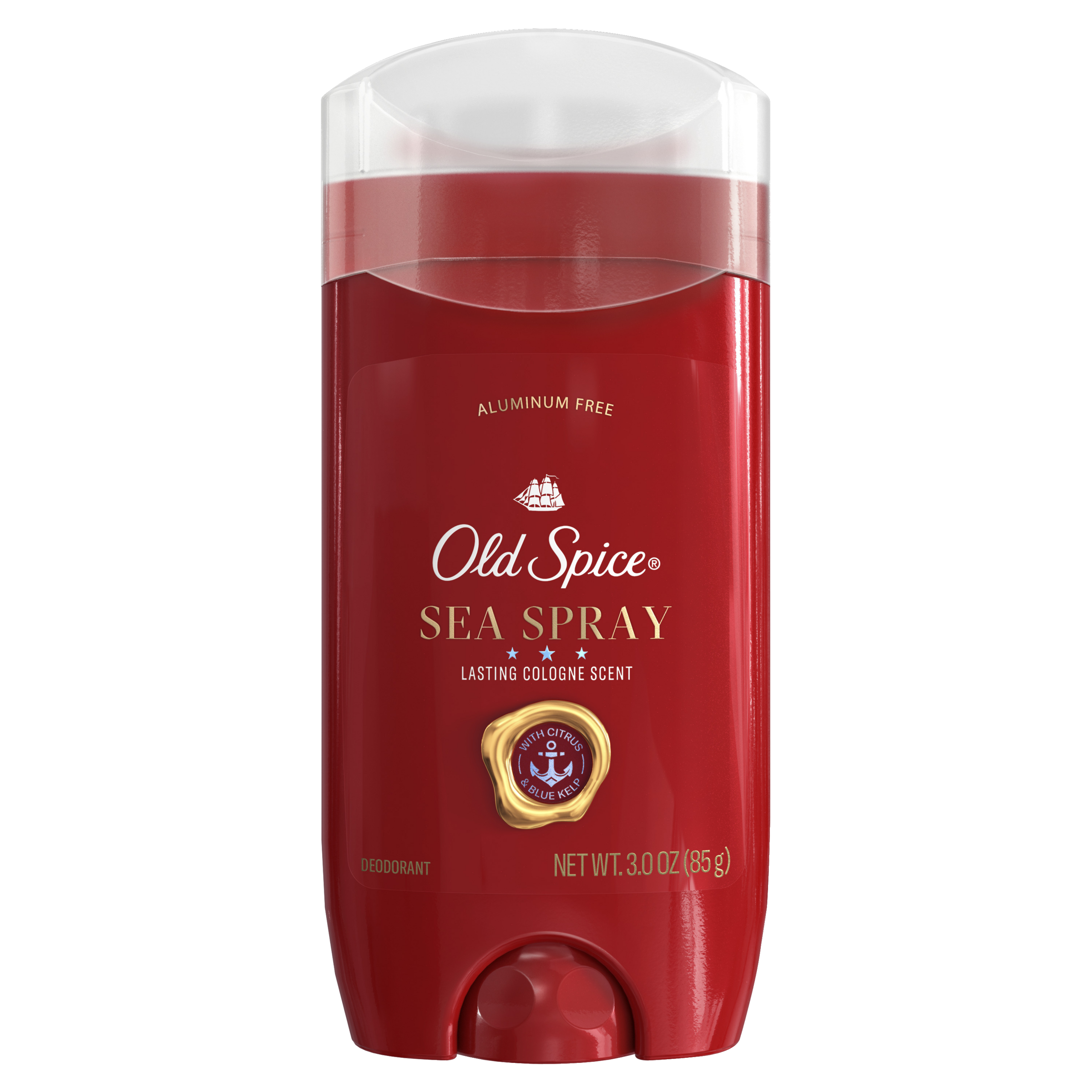 Old Spice Men's Aluminum Free Lasting Cologne Scent Deodorant, Sea Spray