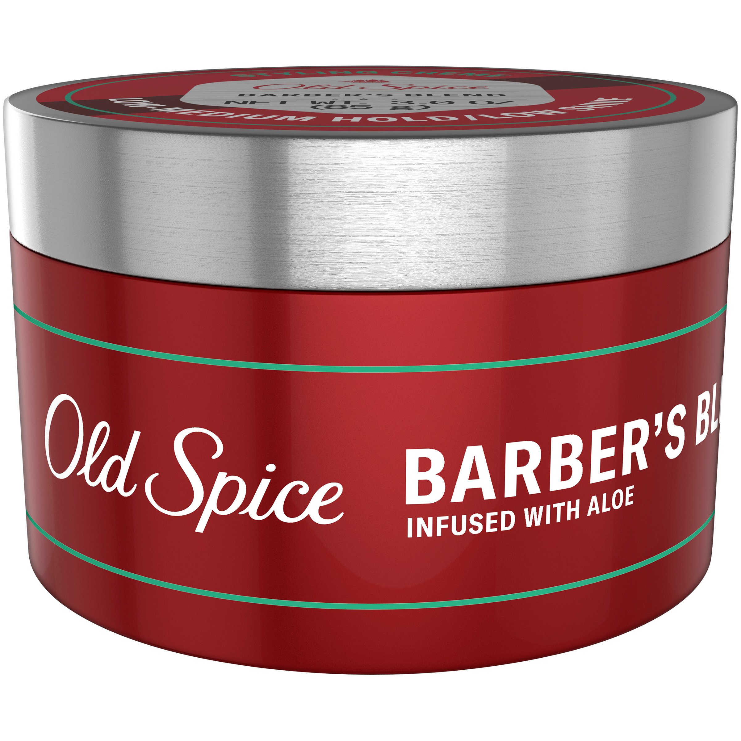 Old Spice Low Medium Hold/low Shine Styling Creme Barber's Blend