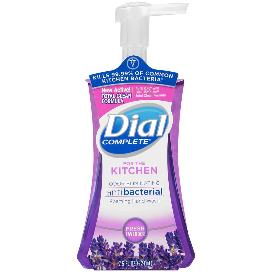 Dial Complete Odor Eliminating Foaming Antibacterial Foaming Hand Wash, Fresh Lavender  (2020 formulation)