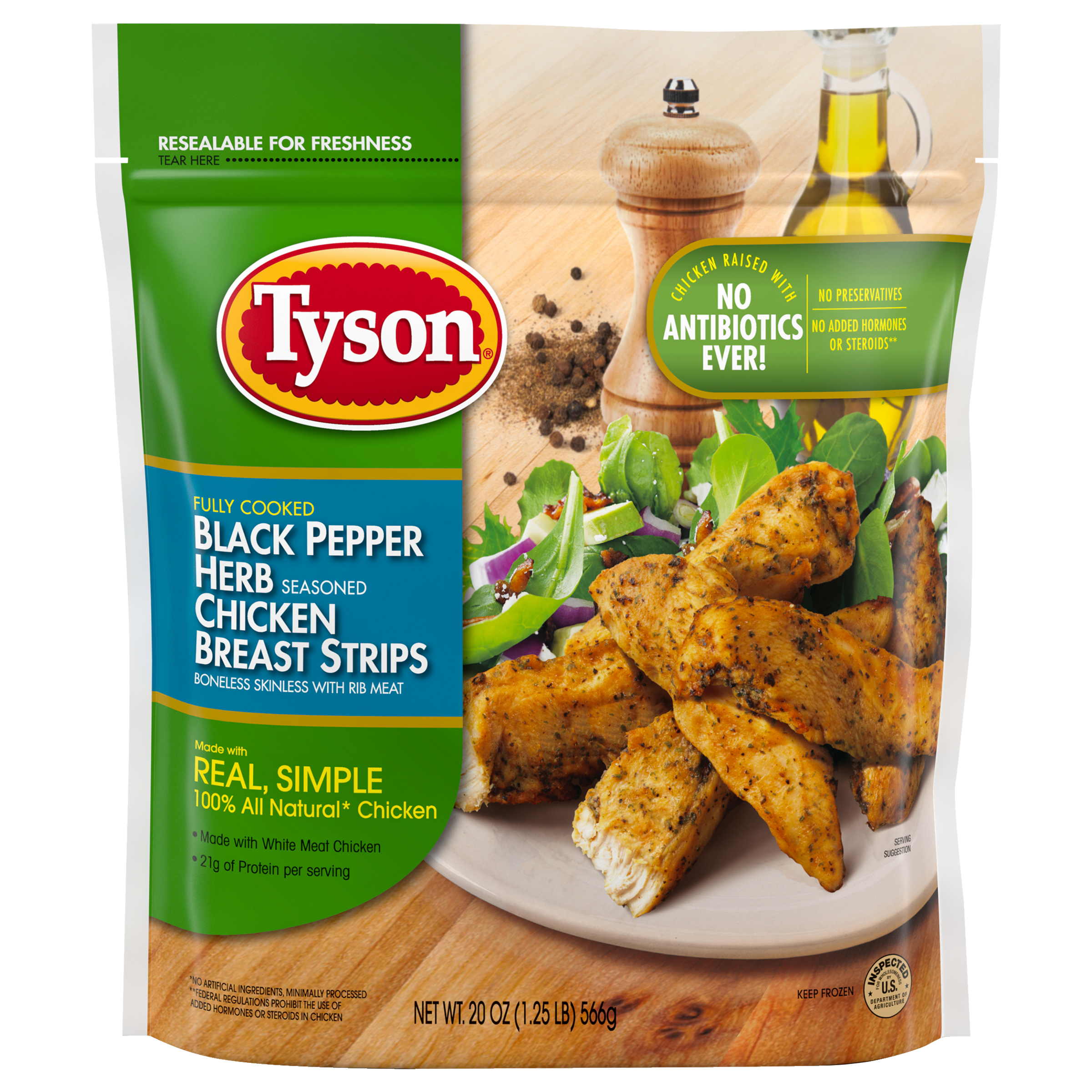 Ewg S Food Scores Tyson Black Pepper Herb Seasoned Chicken Breast Strips Black Pepper Herb