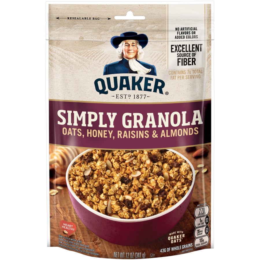 Quaker Natural Granola Cereal Nutrition Facts Besto Blog