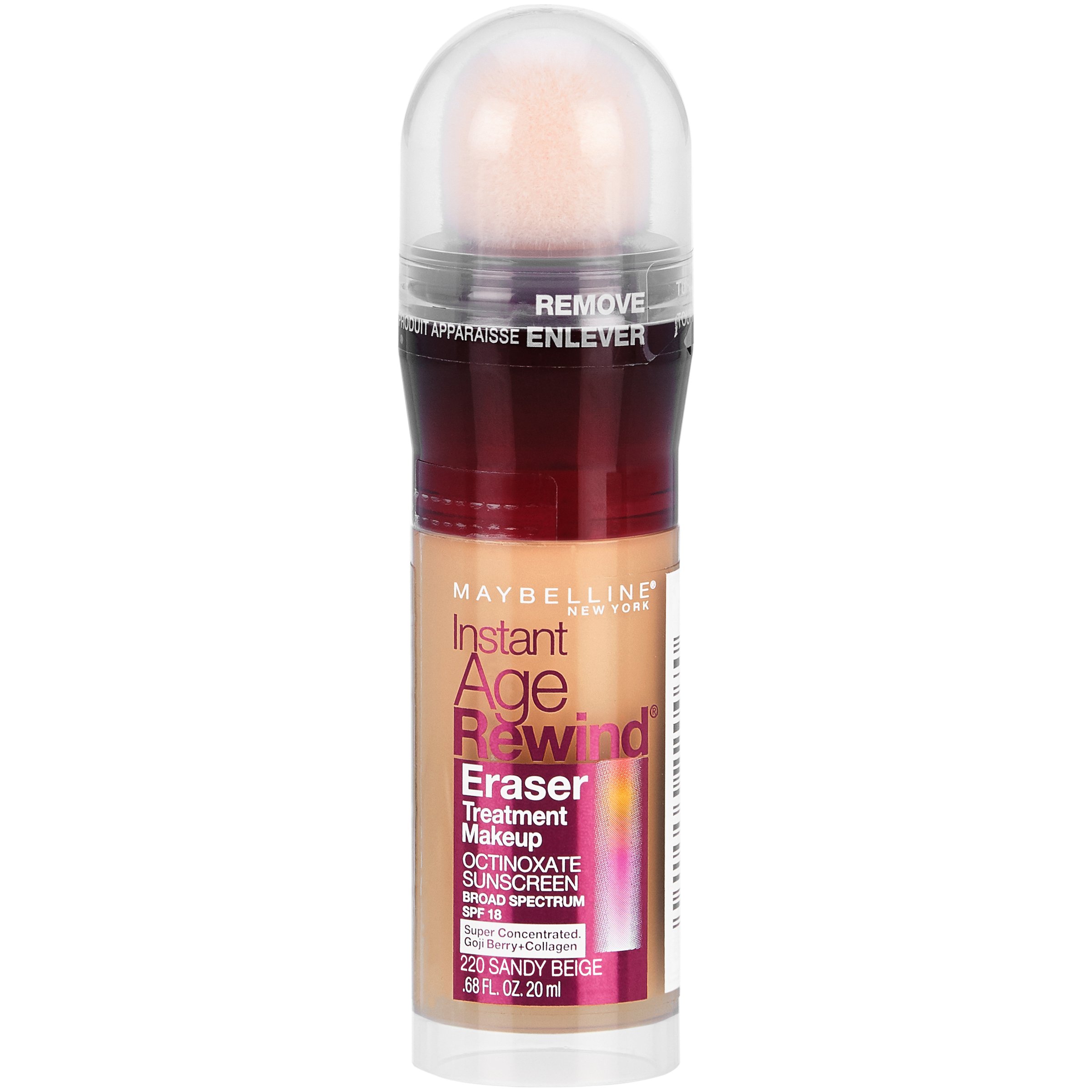 Maybelline New York Instant Age Rewind Eraser Treatment Makeup, Sandy Beige