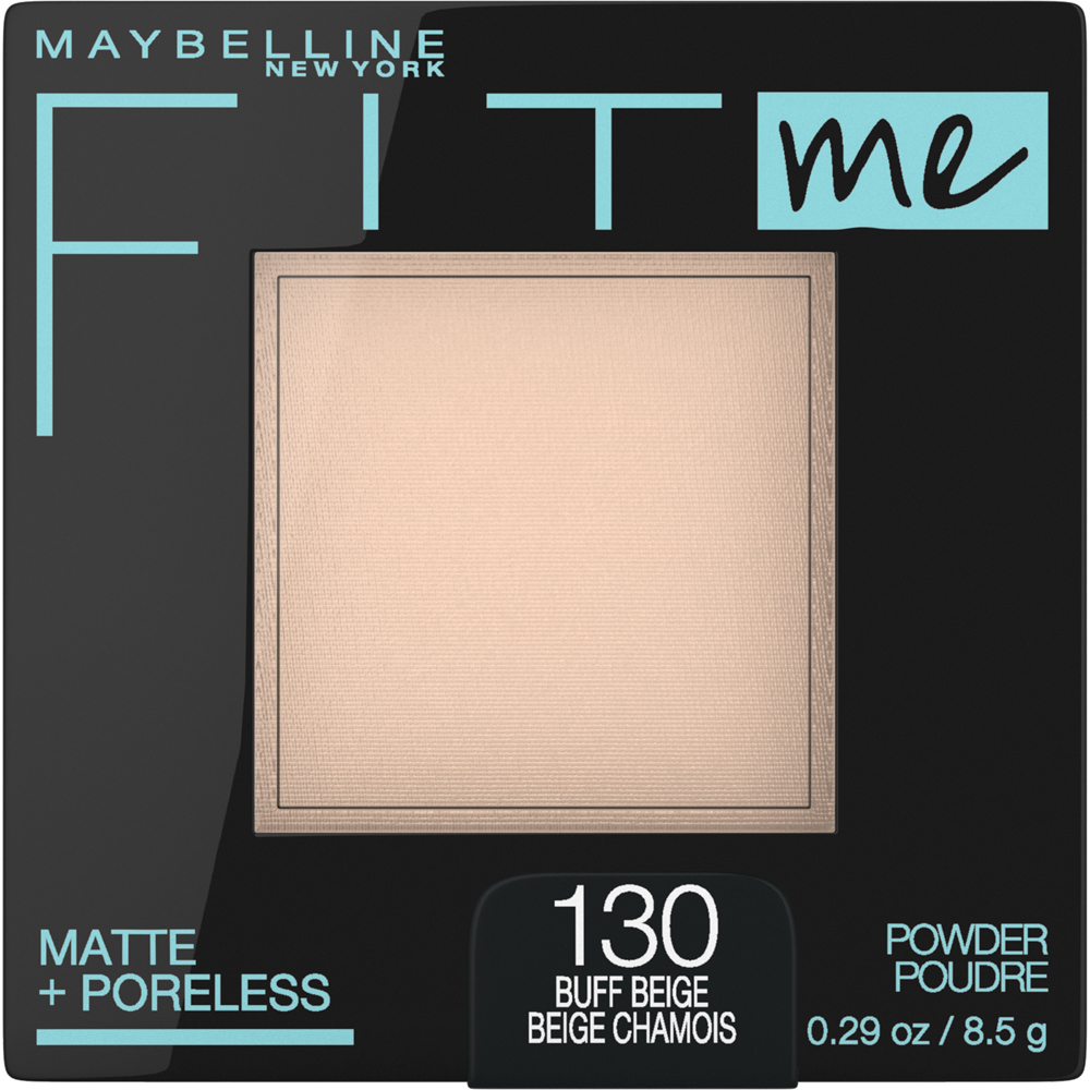 Maybelline New York Fit Me! Matte + Poreless Powder, 130 Buff Beige