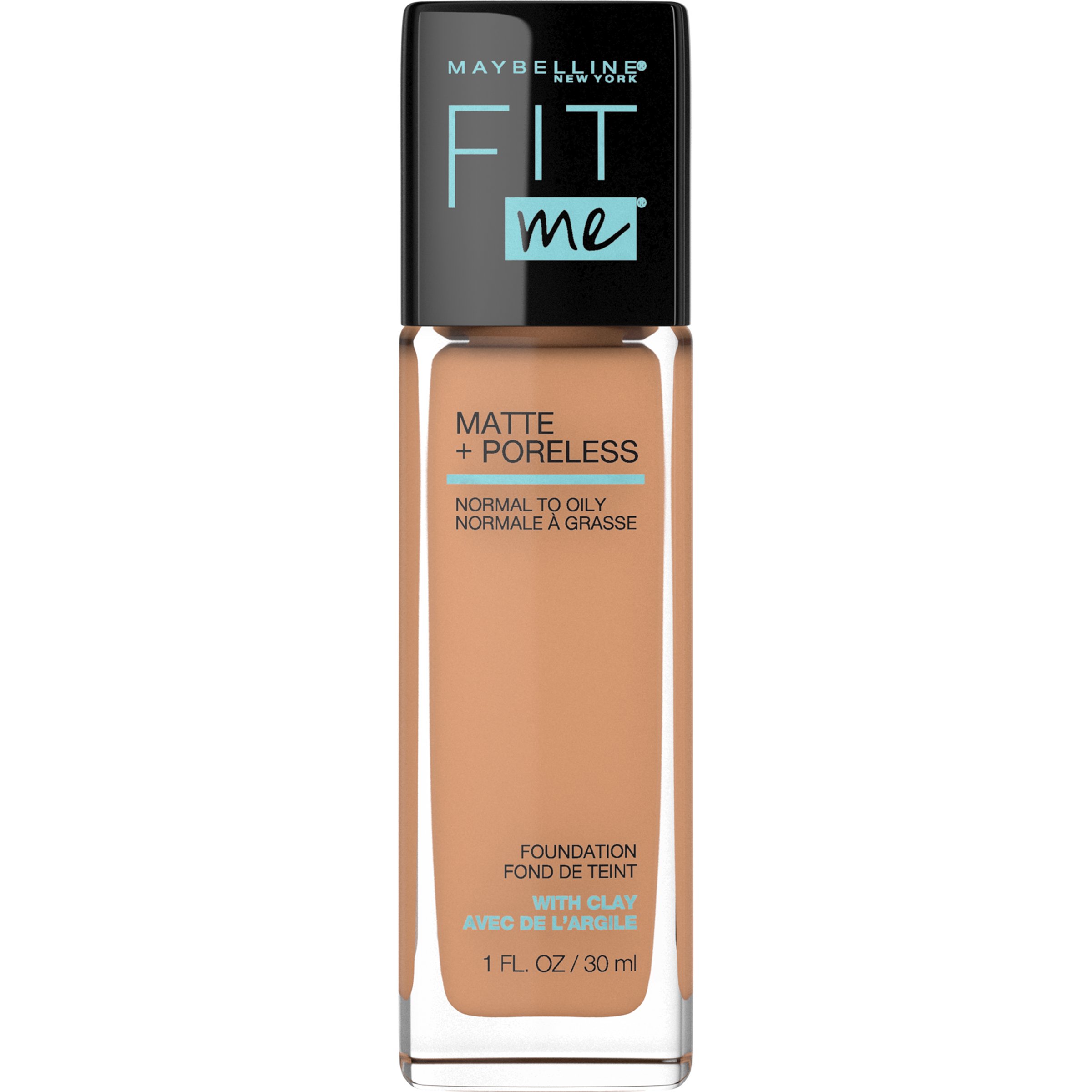Maybelline New York Fit Me Matte + Poreless Foundation, Warm Honey 322