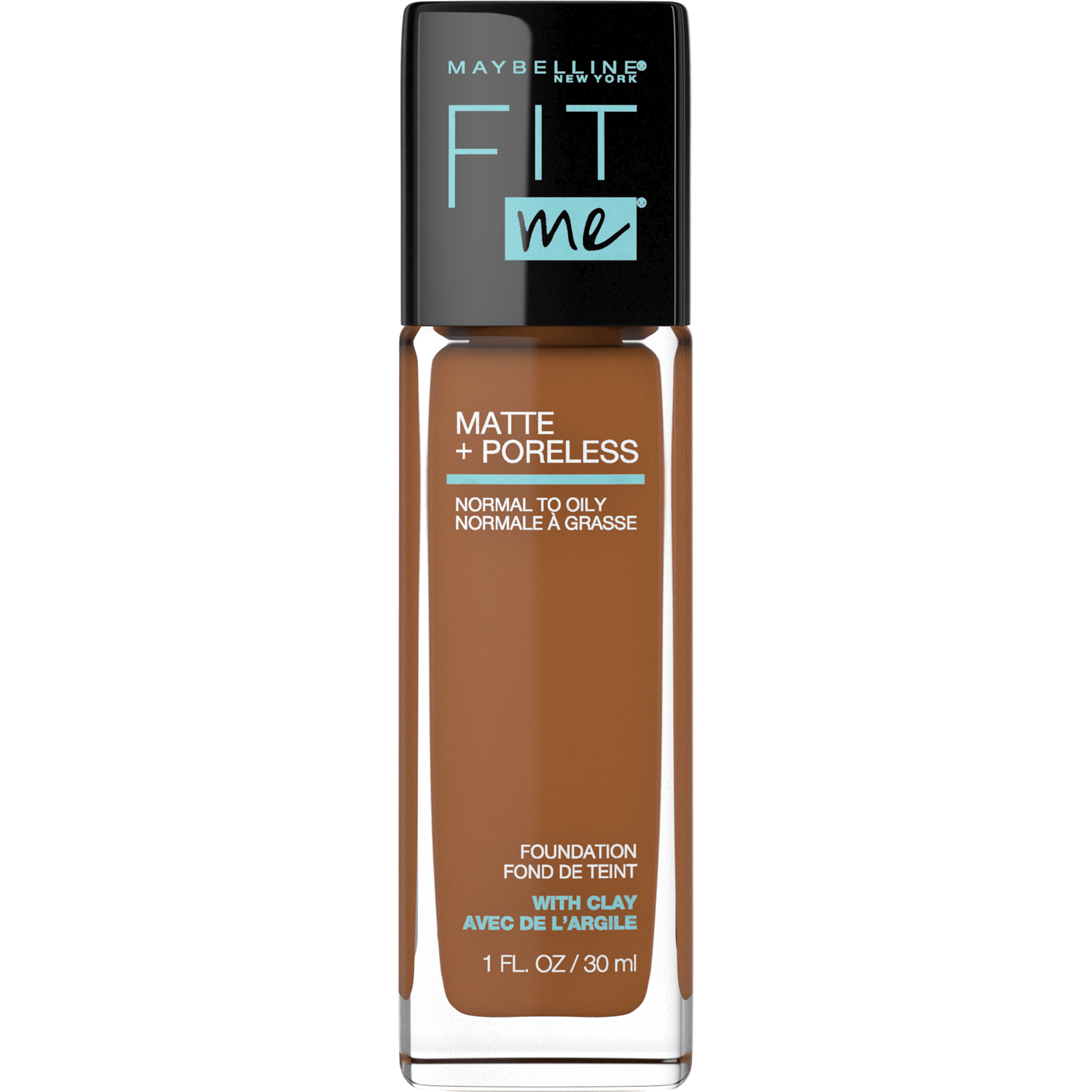 Maybelline New York Fit Me! Matte + Poreless Foundation, Mocha 360