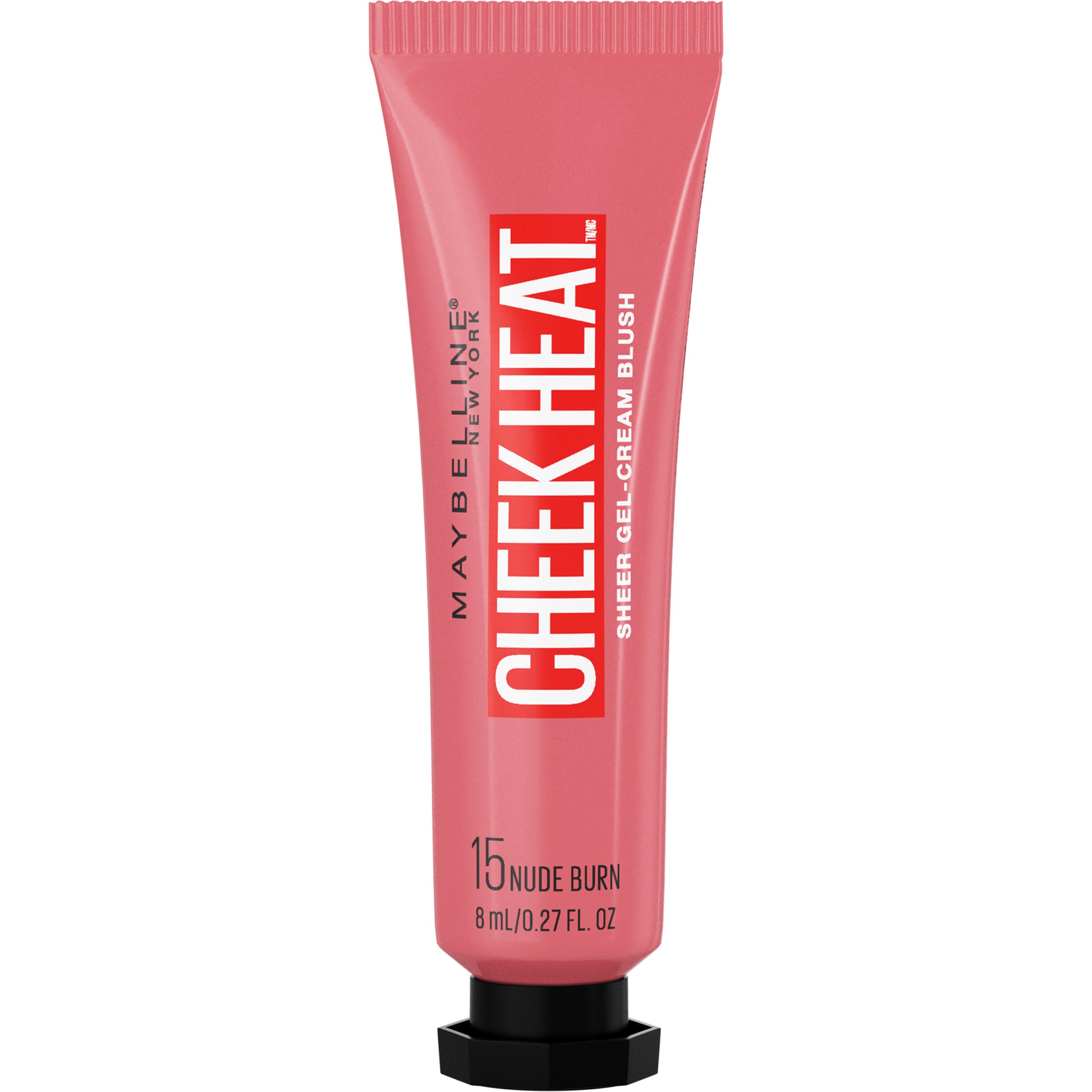 Maybelline New York Cheek Heat Gel Cream Blush, Nude Burn 15