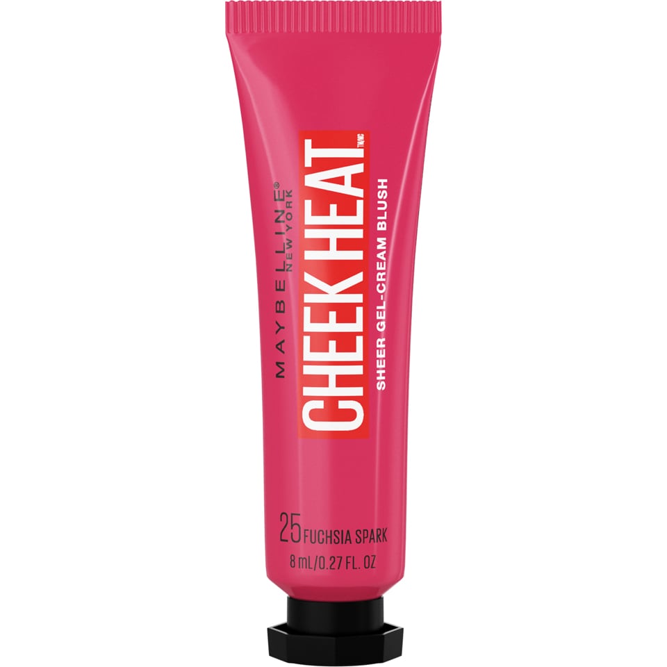 Maybelline New York Cheek Heat Gel Cream Blush, 25 Fuchsia Spark